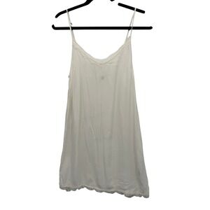 Floreat Loved By Anthropologie Slip Dress Womens S Cream Ethereal Boho Romantic
